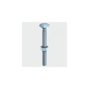 Carriage Bolts & Hex Nuts - Zinc M12 x 120 (10no)