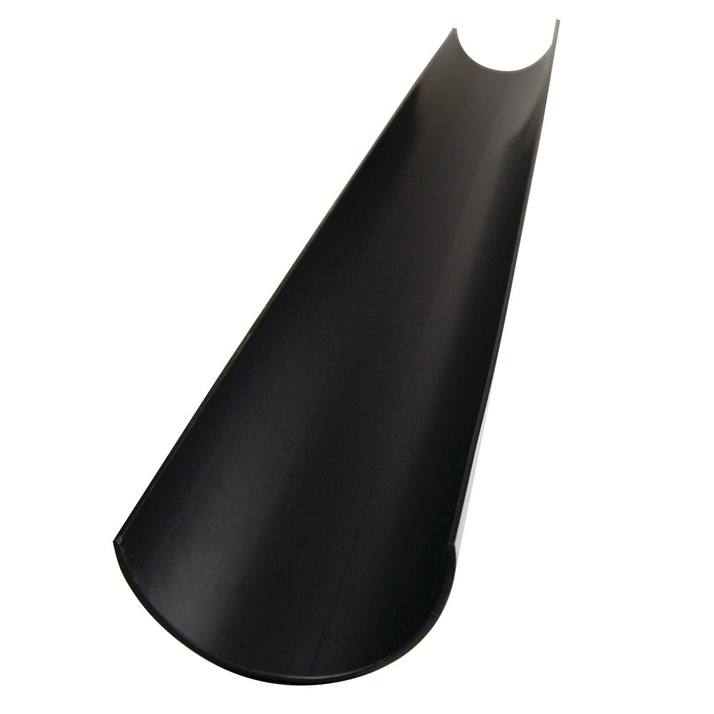 [KFG5BL] KAYFLOW HALF ROUND GUTTER - 5.0M-BLACK