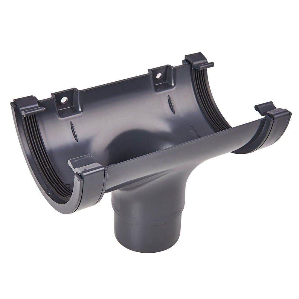 [KFO1AG] KAYFLOW ROUND RUNNING OUTLET-ANTHRACITE GREY