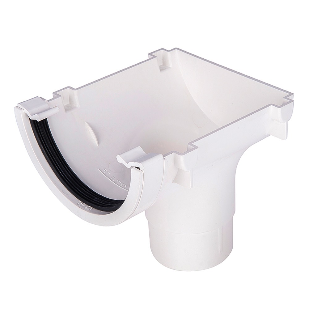 [KFO2W] KAYFLOW ROUND STOP END OUTLET-WHITE