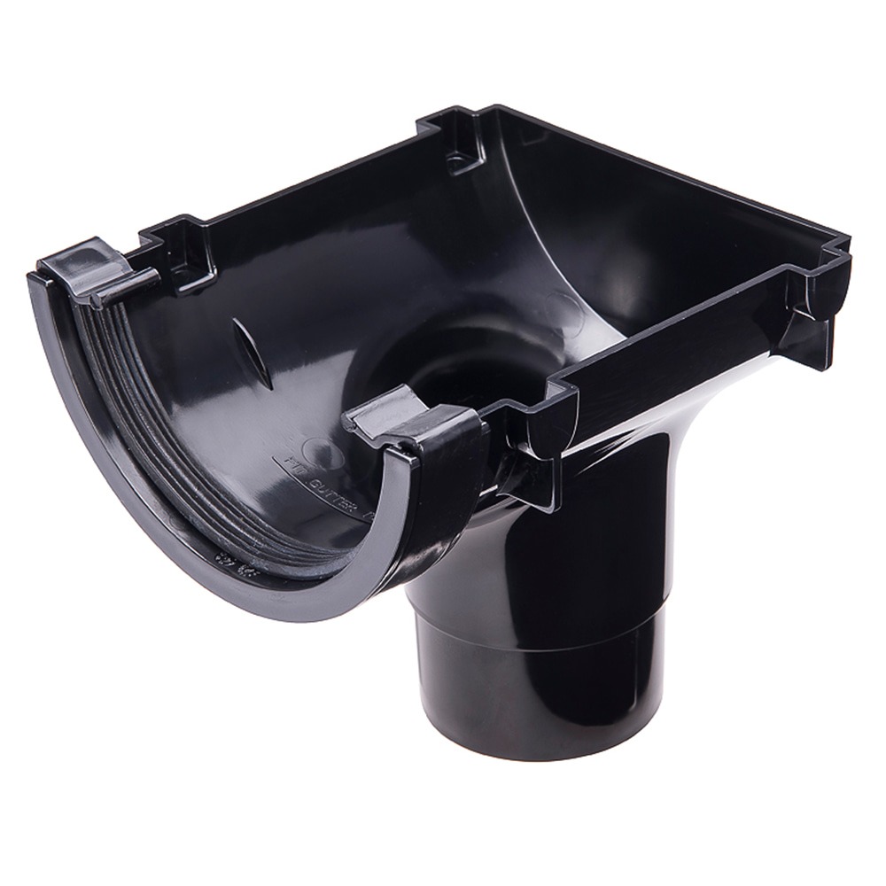 [KFO2BL] KAYFLOW ROUND STOP END OUTLET-BLACK