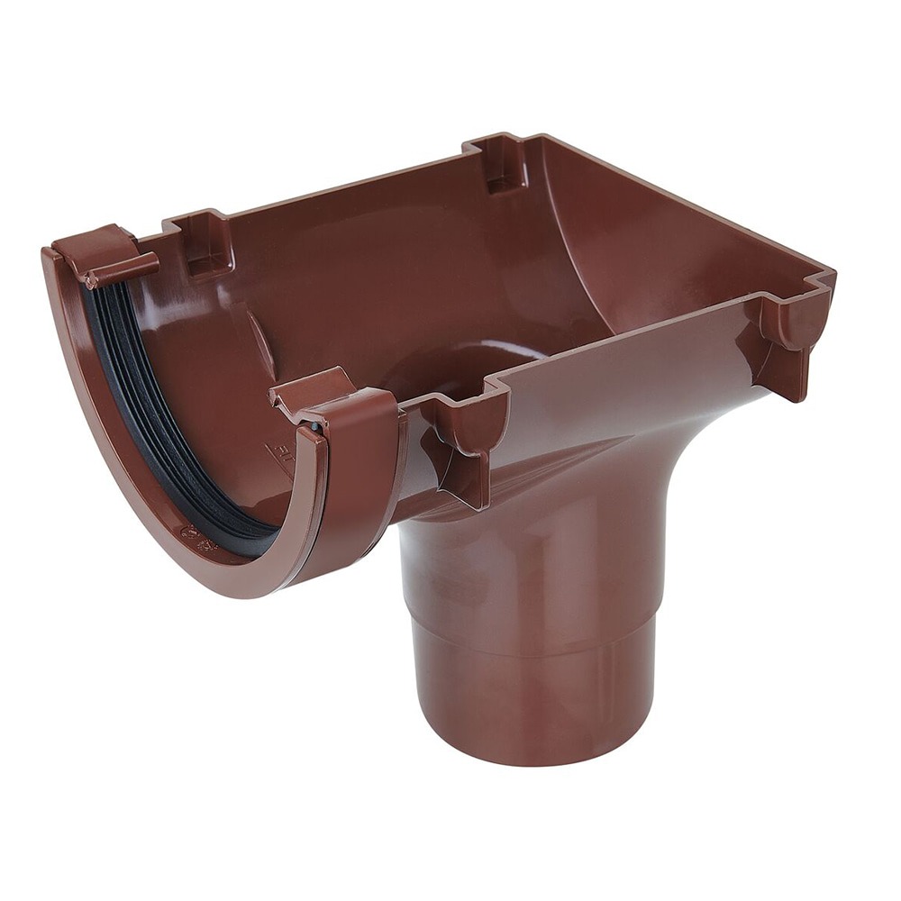 [KFO2BR] KAYFLOW ROUND STOP END OUTLET-BROWN