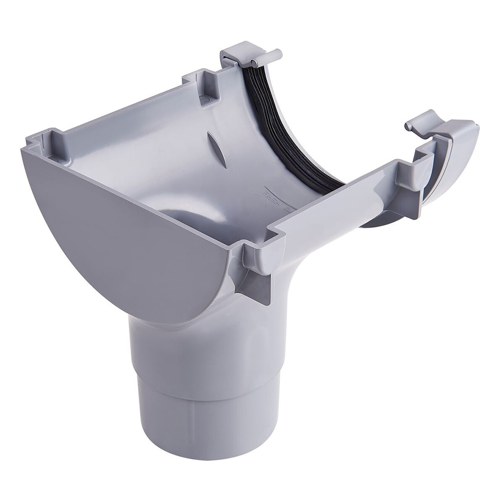 [KFO2GY] KAYFLOW ROUND STOP END OUTLET-GREY