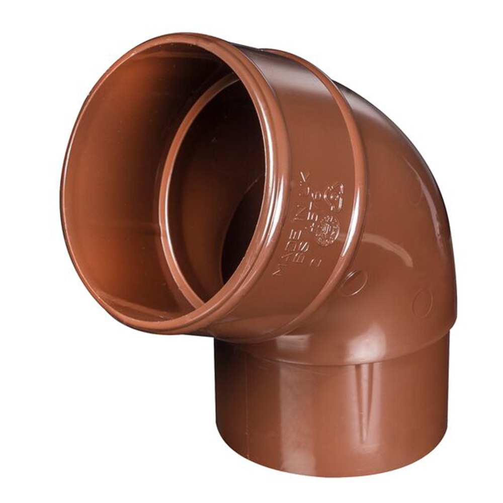 KAYFLOW ROUND 112.5 DEGREE OFFSET BEND-BROWN