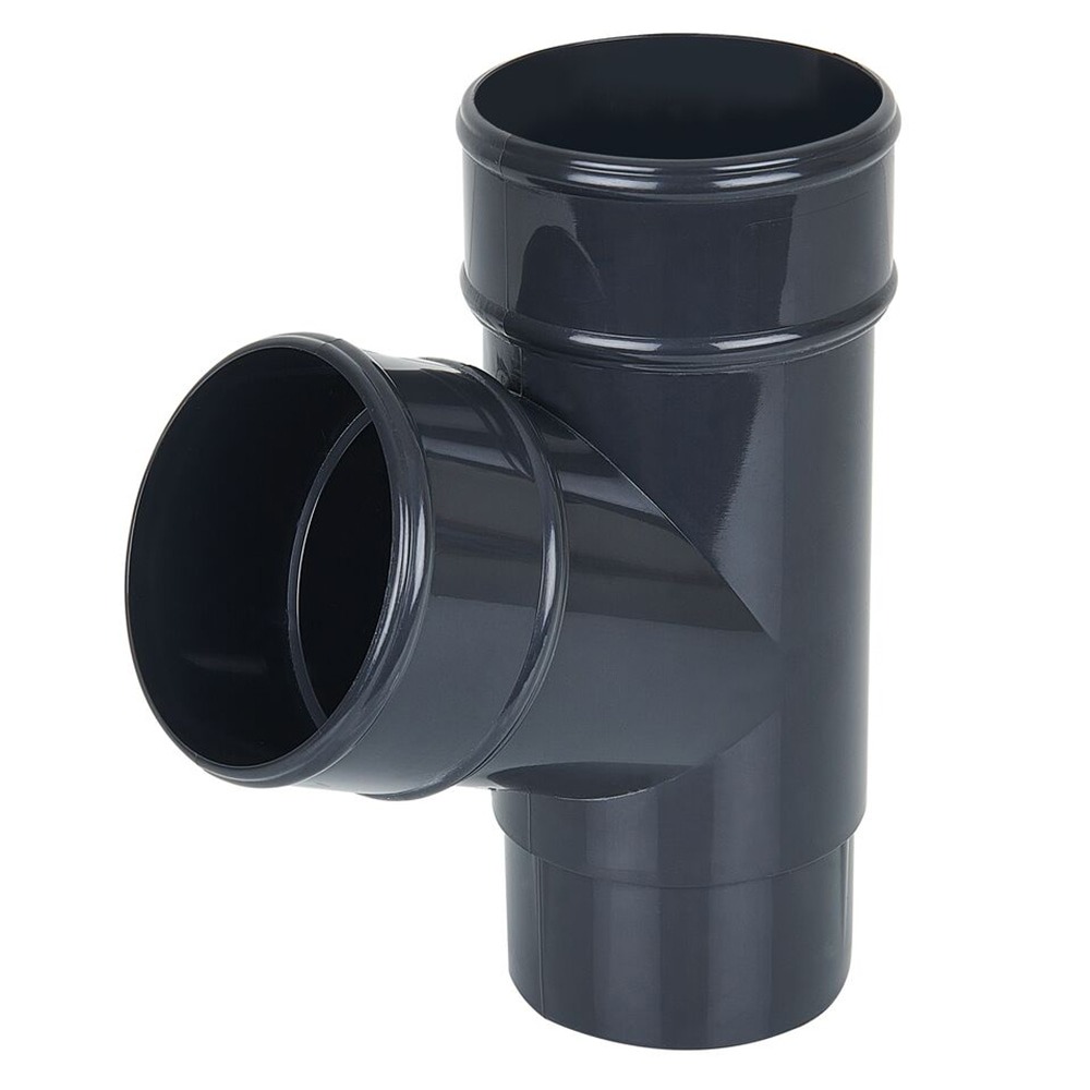 KAYFLOW ROUND 112.5 DEGREE BRANCH-ANTHRACITE GREY