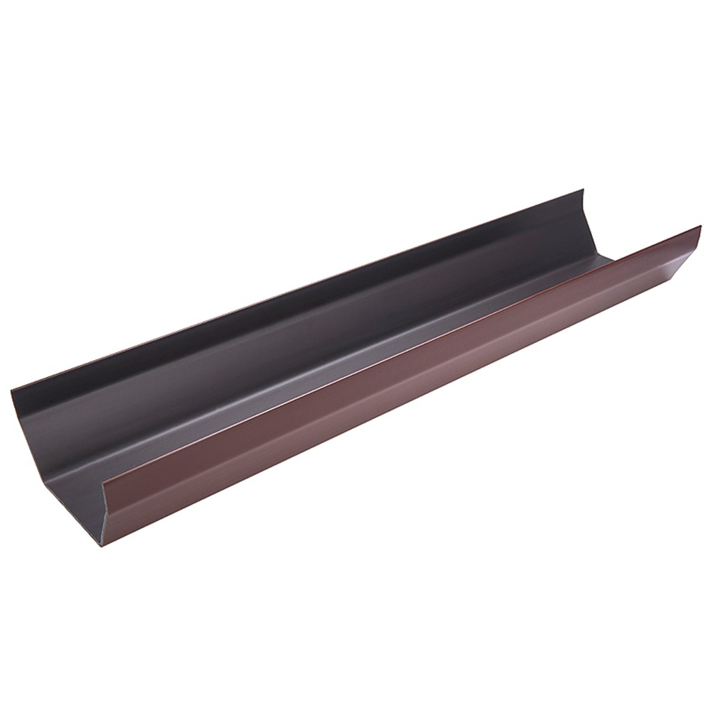 KAYFLOW SQUARE GUTTER - 4.0M-BROWN