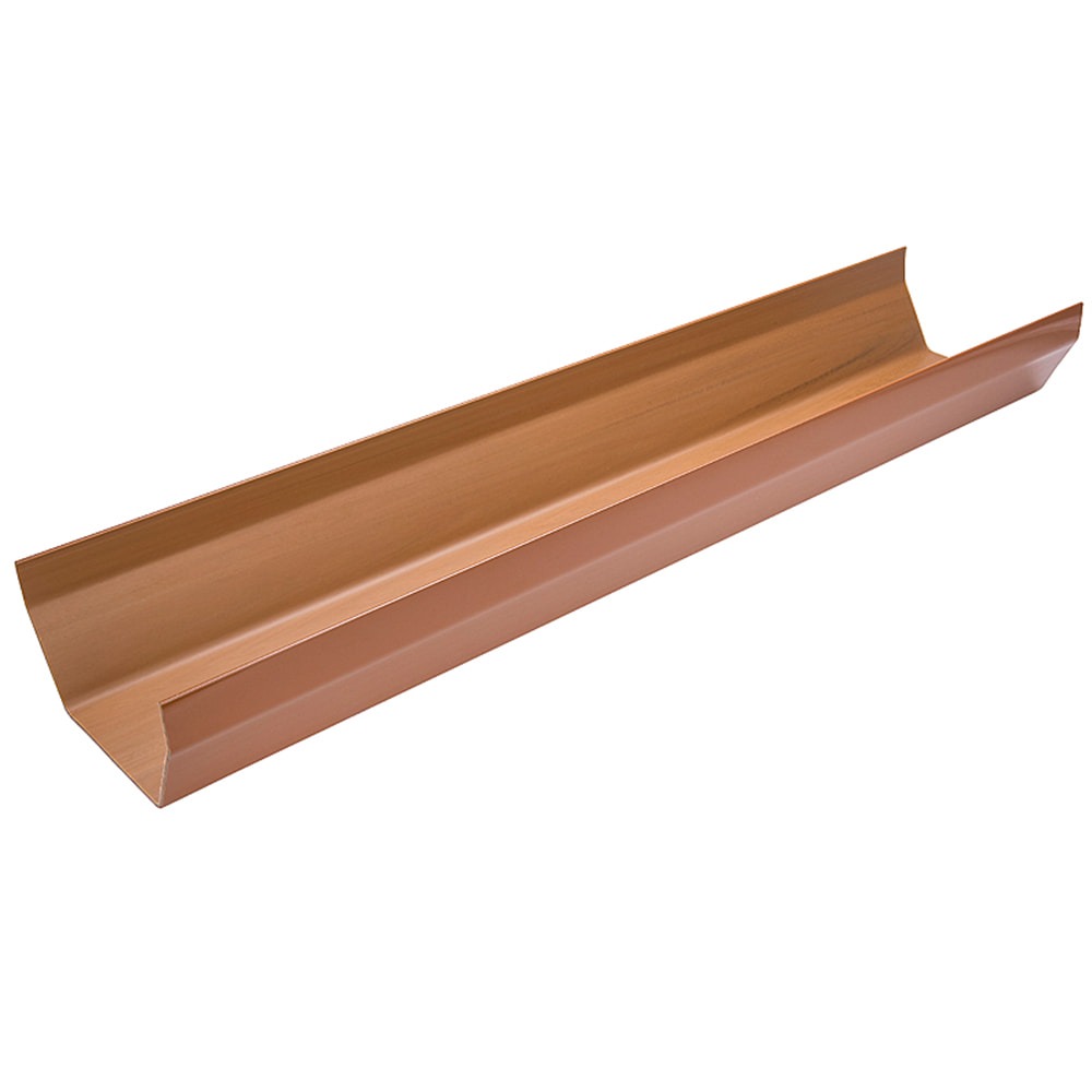 KAYFLOW SQUARE GUTTER - 4.0M-CARAMEL
