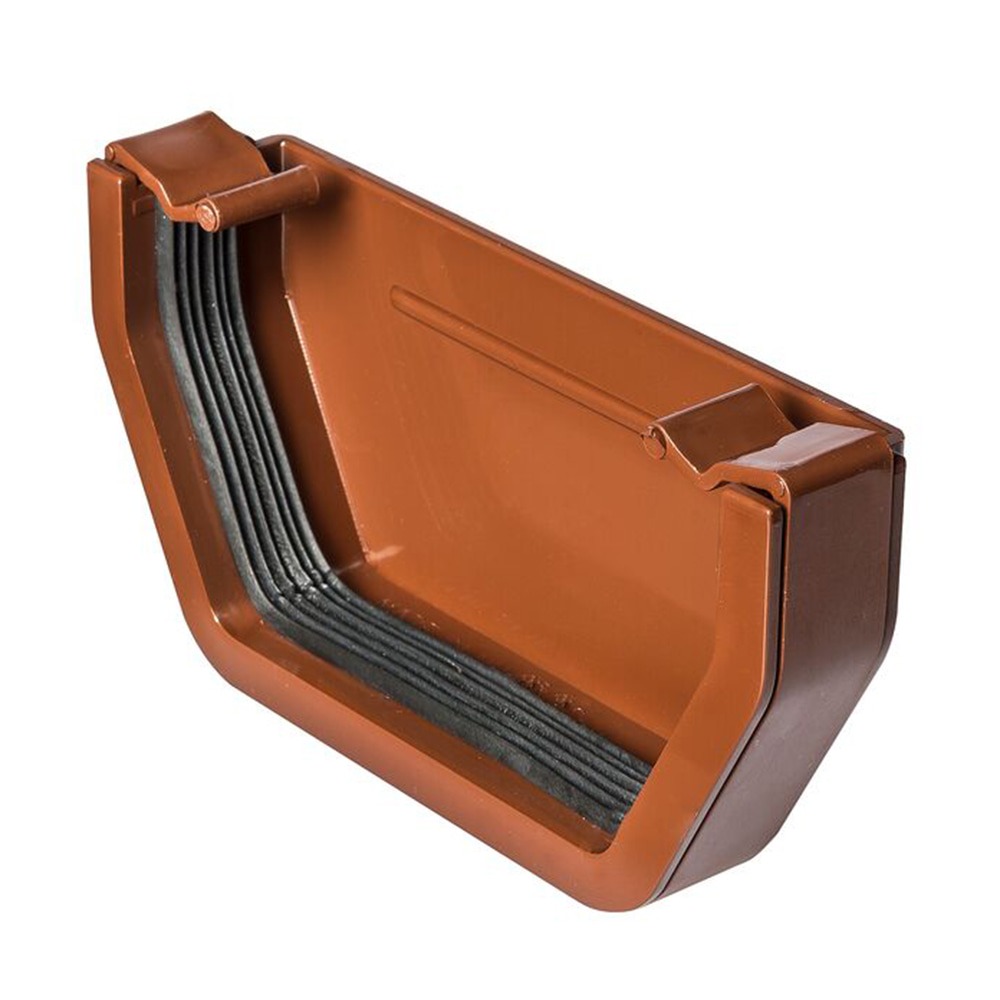[KFES1BR] KAYFLOW SQUARE EXTERNAL STOPEND-BROWN