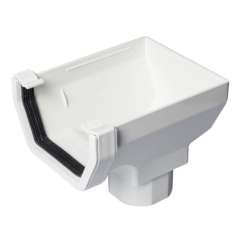 [KFOS2W] KAYFLOW SQUARE STOPEND OUTLET-WHITE