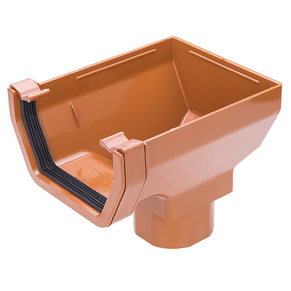 [KFOS2C] KAYFLOW SQUARE STOPEND OUTLET-CARAMEL