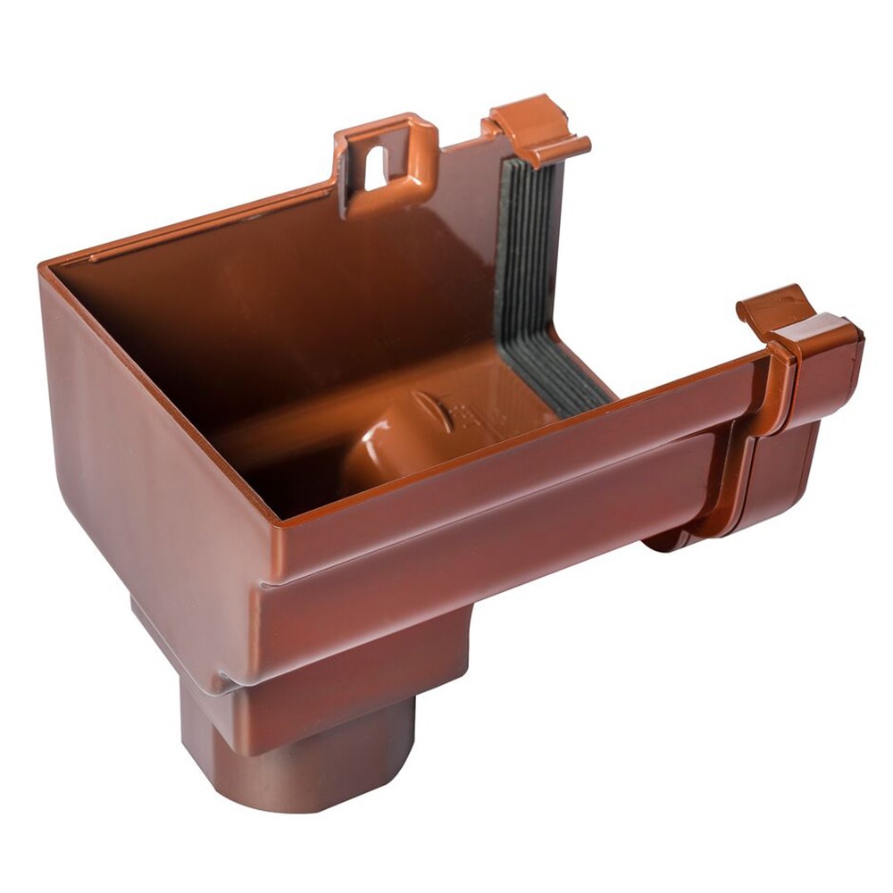 KAYFLOW OGEE STOPEND RUN OUTLET L/H-BROWN