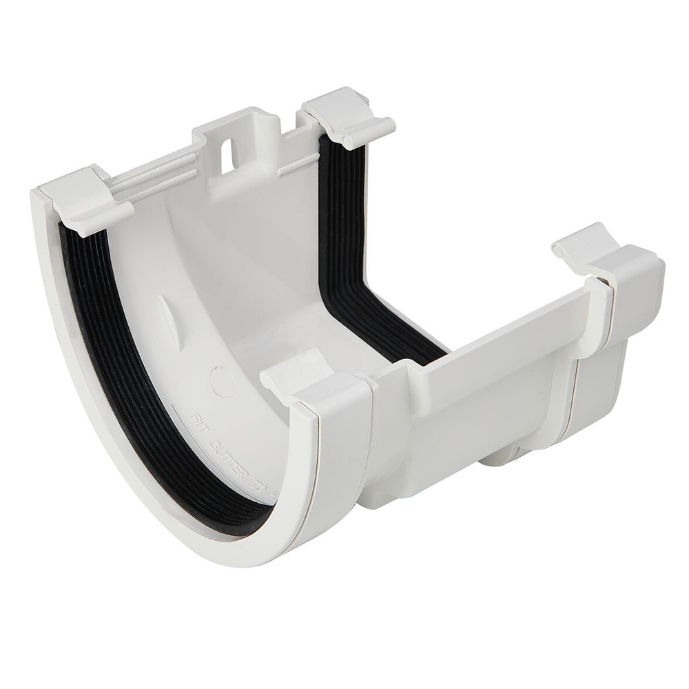 KAYFLOW DEEP/OGEE GUTTER ADAPTOR-WHITE