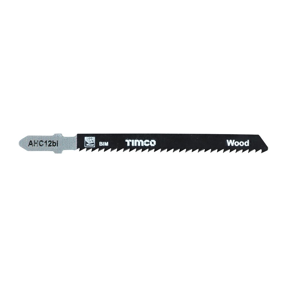 Jigsaw Blades - Wood Cutting - Bi-Metal Blades - T101BF 5 Pieces