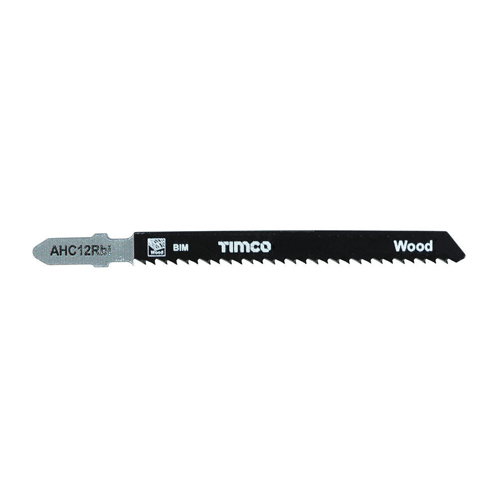 Jigsaw Blades - Wood Cutting - Bi-Metal Blades - T101BRF 5 Pieces