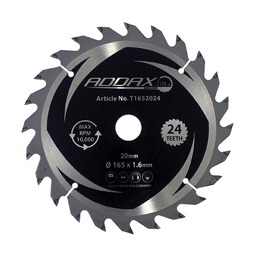[T1652024] Handheld Cordless Circular Saw Blade 165 x 20 x 24T
