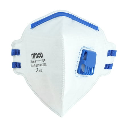 FFP2 Fold Flat Masks with Valve One Size (10no)