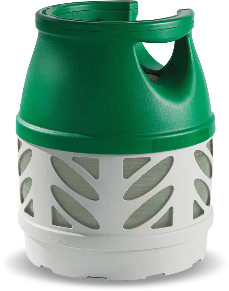 Flogas Gas Light (Grey/Green Plastic) 5KG