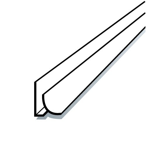 HYGIENE INTERNAL CORNER 2440MM WHITE