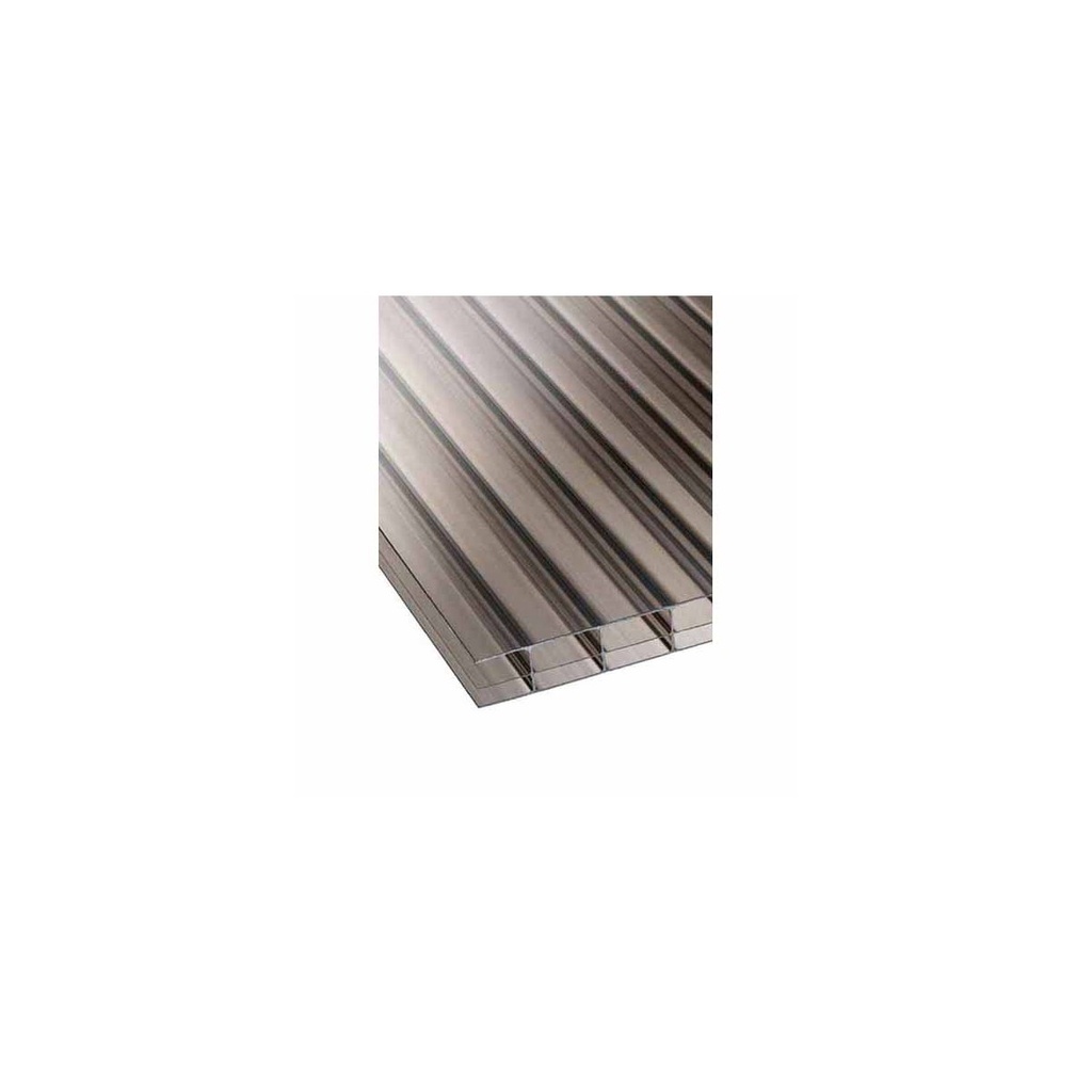 [COR-16-BRZ-2000-1050] COROTHERM 16MM TRIPLEWALL POLYCARBONATE BRONZE 2000 X 1050MM