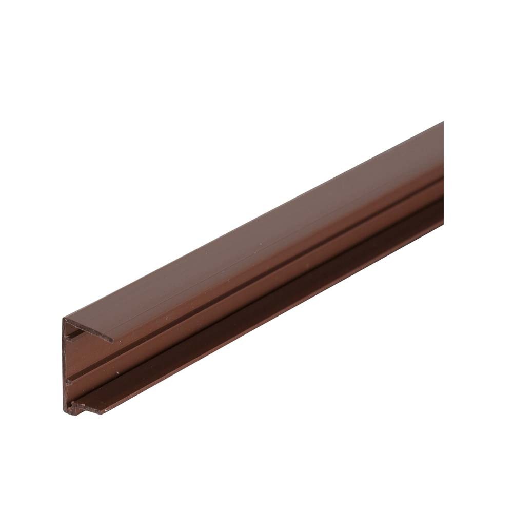 [COR-END-10-BRN-2100] Corotherm 10mm PVC Roof Sheet End Cap Brown 2100mm (Twin Pack)