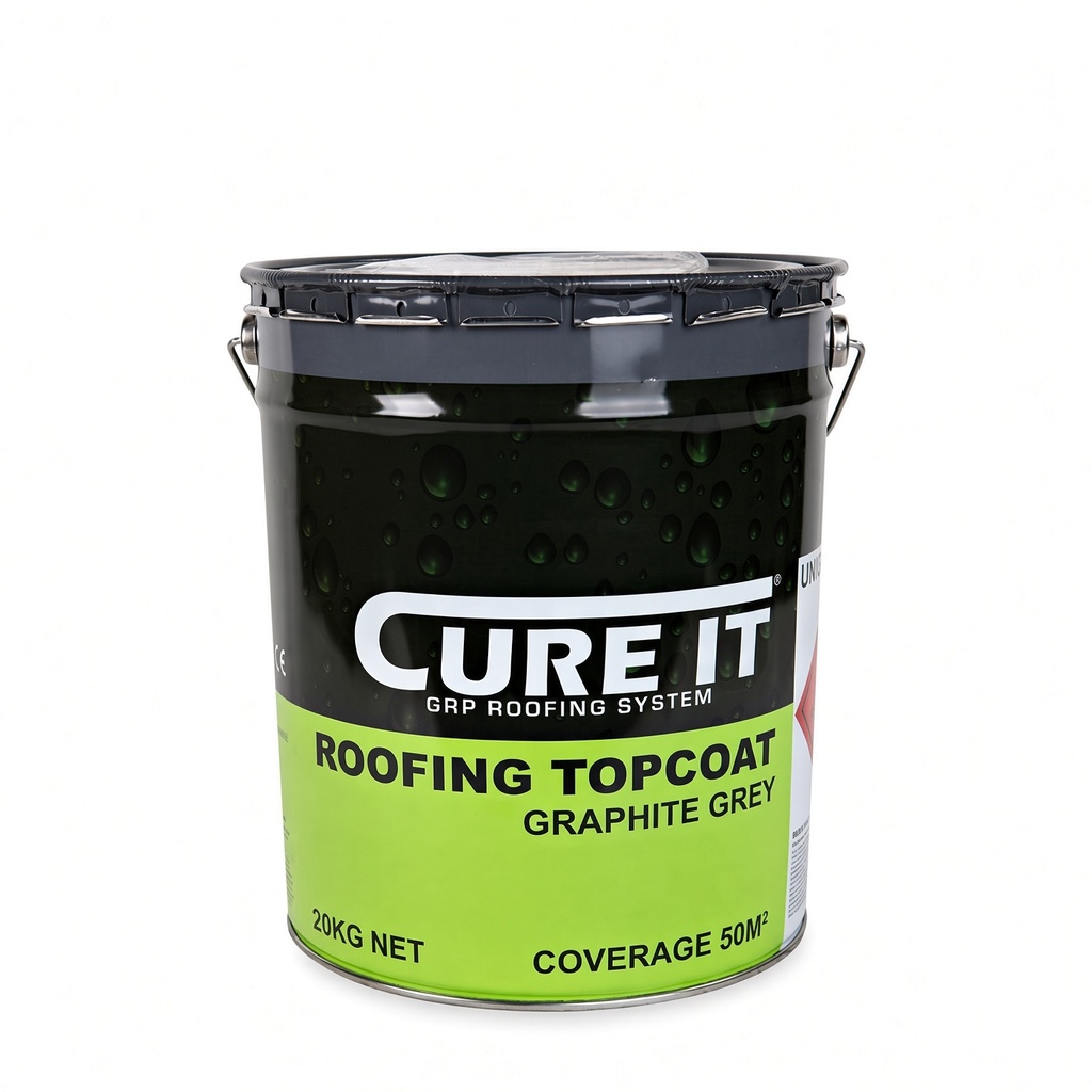 [TOPCUREITBLACK5KG] Cure-it Roofing Topcoat (5kg, Black)