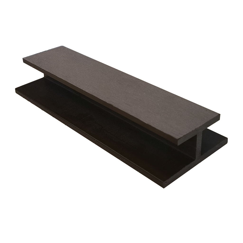 [OUTCHTR2500CB] GG Composite Cladding H Trim Choco Brown 2500mm x 50mm
