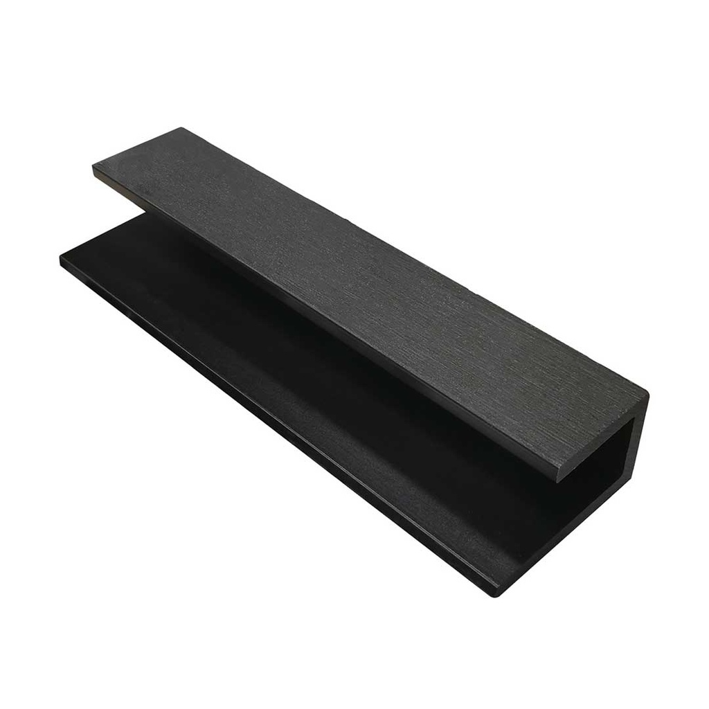 [OUTCUTR2500CH] GG Composite Cladding U Trim Charcoal 2500mm x 40mm