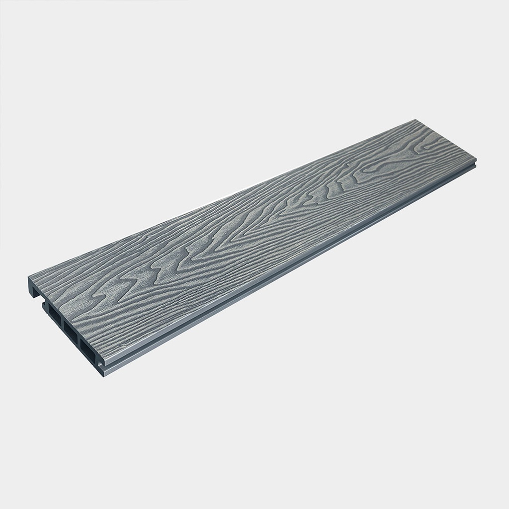 [WPCDEN2500GR] GG Composite Decking Bullnose Grey 2500mm x 135mm