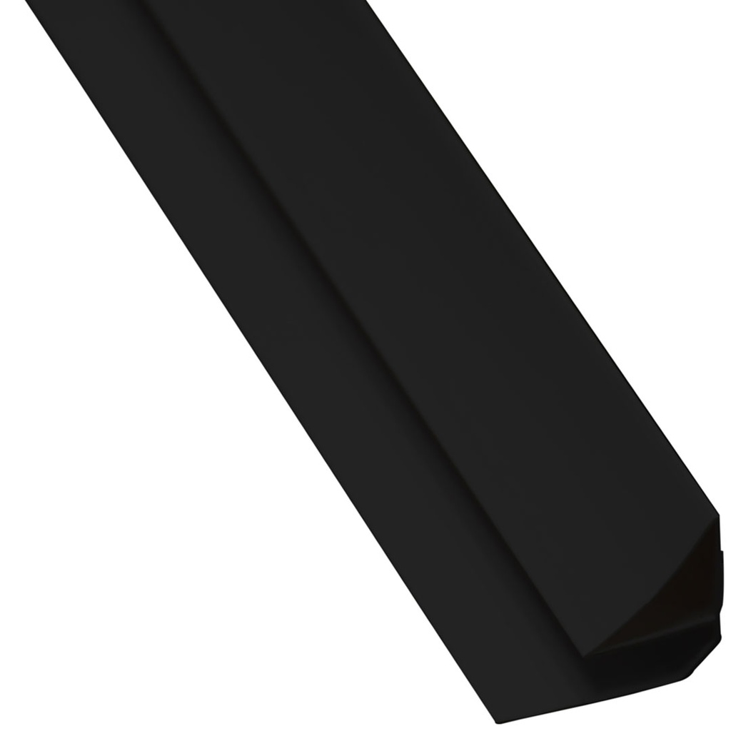 [PVC8MMCOBL] GG PVC Cladding Coving Trim Matt Black 2700mm x 8mm