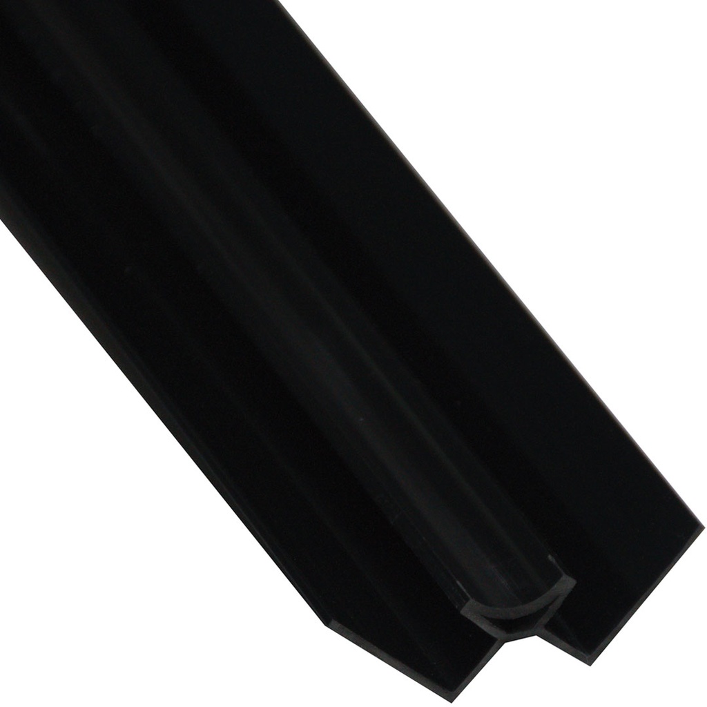 [PVC8MMINBL] GG PVC Cladding Internal Trim Matt Black 2700mm x 8mm