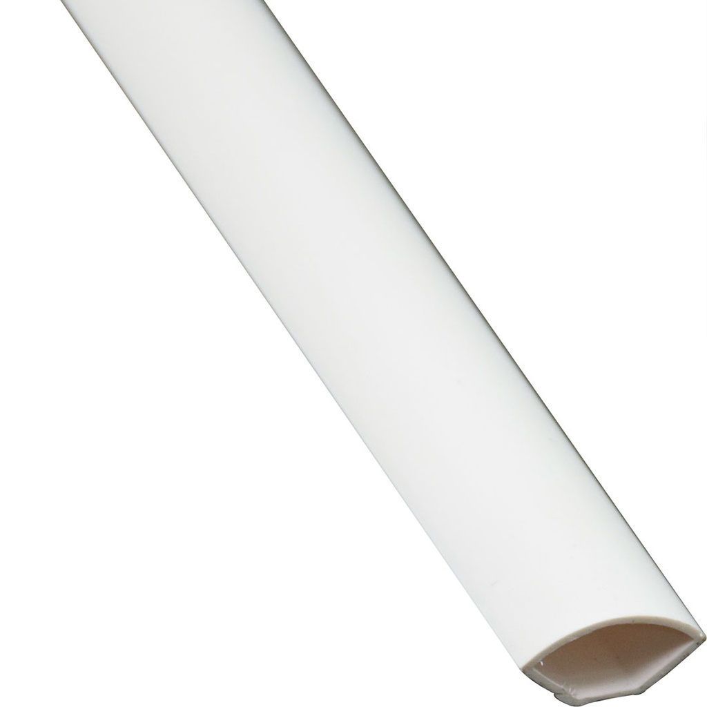 [PVC8MMQUWH] GG PVC Cladding Quad Trim Matt White 2700mm x 8mm