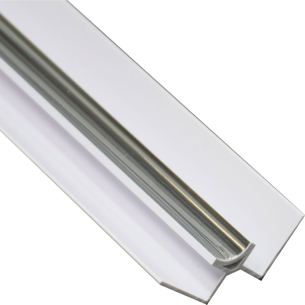 [PVC8MMINSI] GG PVC Cladding Internal Trim Polished Chrome 2700mm x 8mm