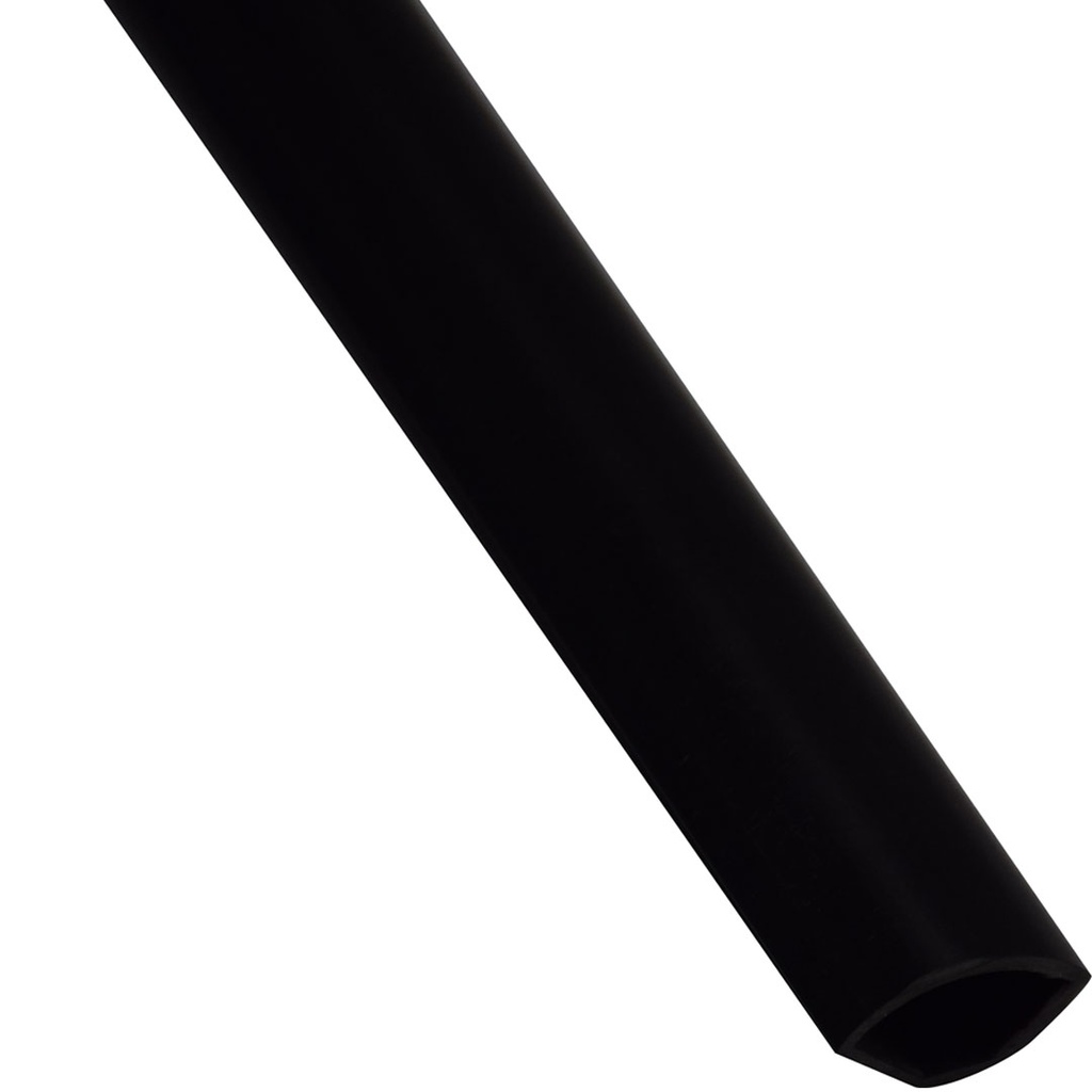 [PVC8MMQUBL] GG PVC Cladding Quad Trim Matt Black 2700mm x 8mm