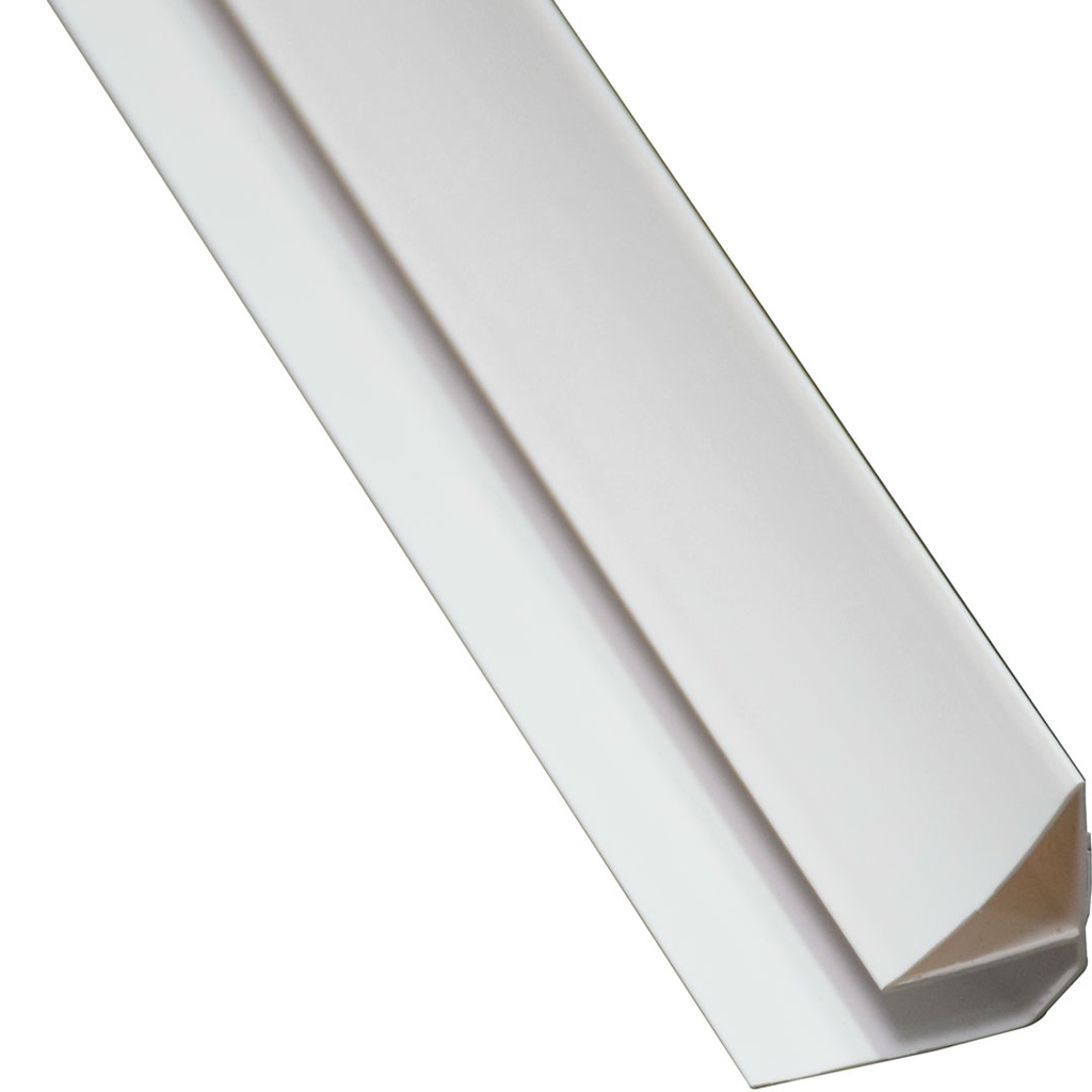 [PVC8MMCOWH] GG PVC Cladding Coving Trim Matt White 2700mm x 8mm