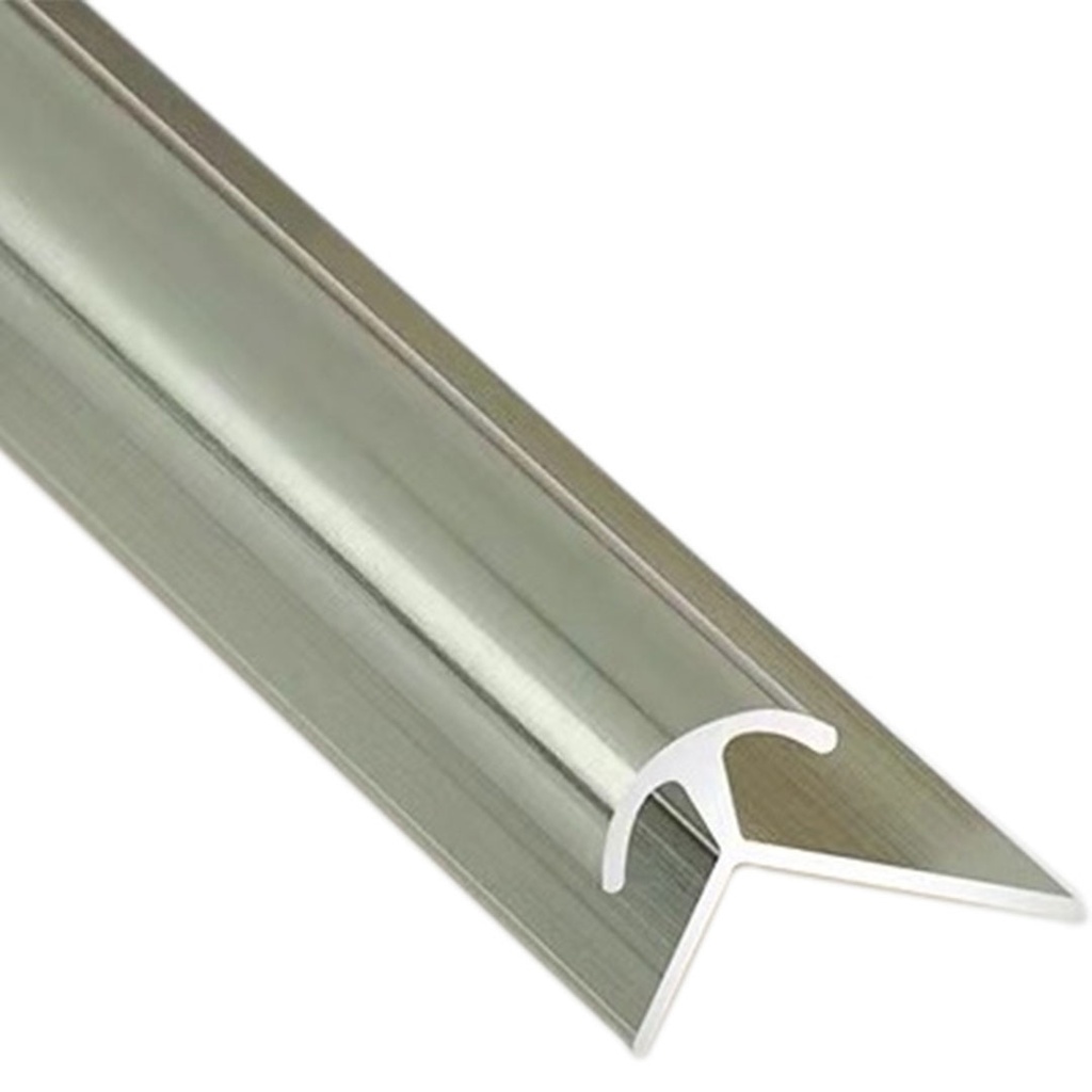 [UV-ALTR-EXT] GG Aluminium UltraVex External Trim Polished Chrome 2500mm x 3mm