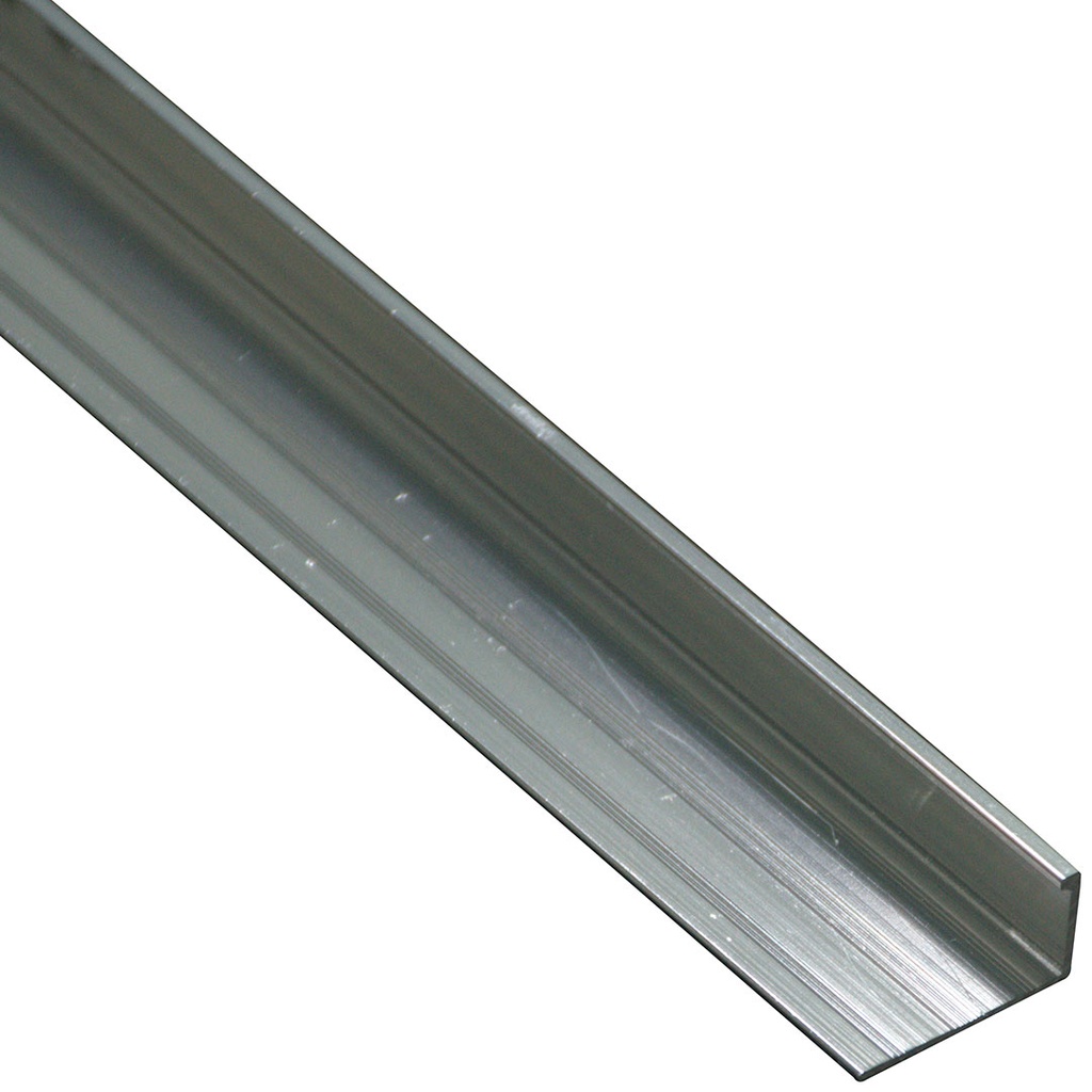 [ALTR-12L-BRSI] GG Aluminium Straight Tile Trim Brushed Chrome 2500mm x 12mm