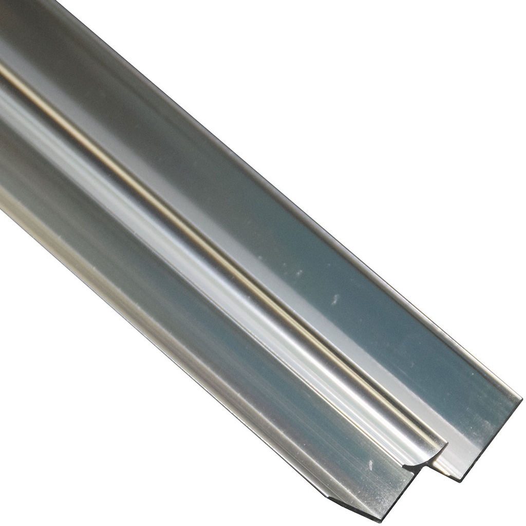 GG Aluminium Internal Trim Polished Chrome 2500mm x 10mm