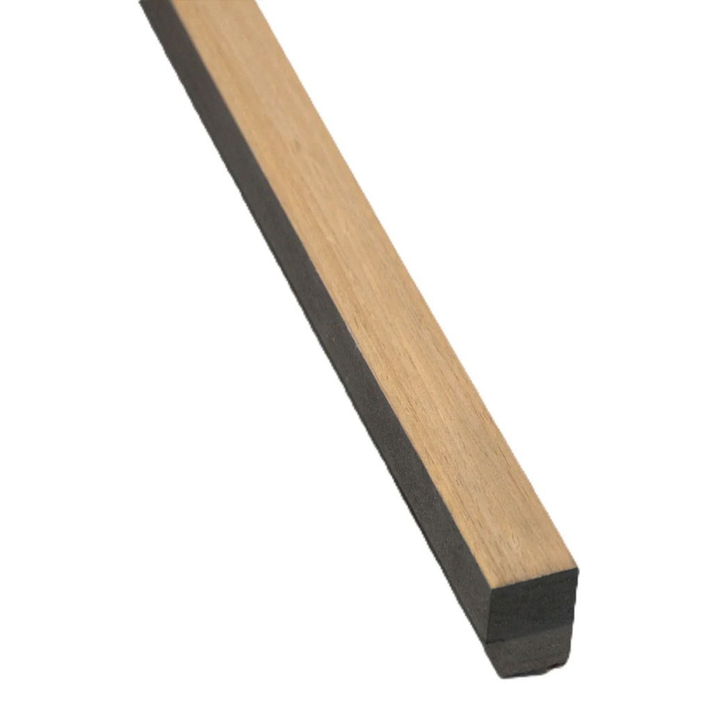 [SLPAENDTNATOA] GG Wood Veneer Acoustic Panel End Trim Natural Oak 2400mm x 27mm