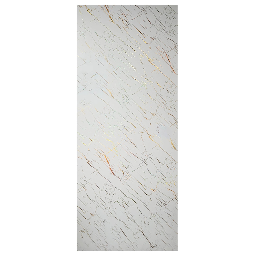 [PVC2400WHGO] GG PVC Wall Panel White Gold 2400mm x 1000mm