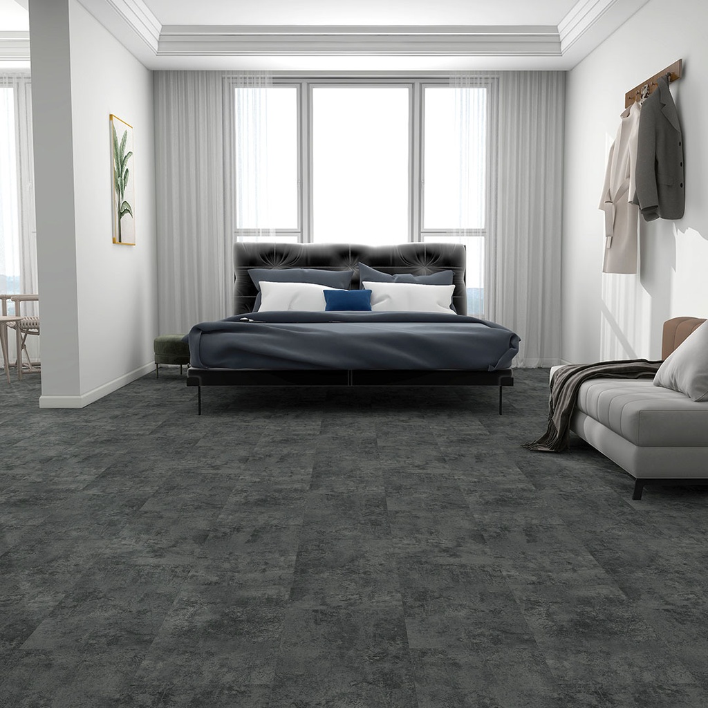 [SPC535ANMA] GG SPC Flooring Tile Finish Anthracite Marble 620mm x 310mm