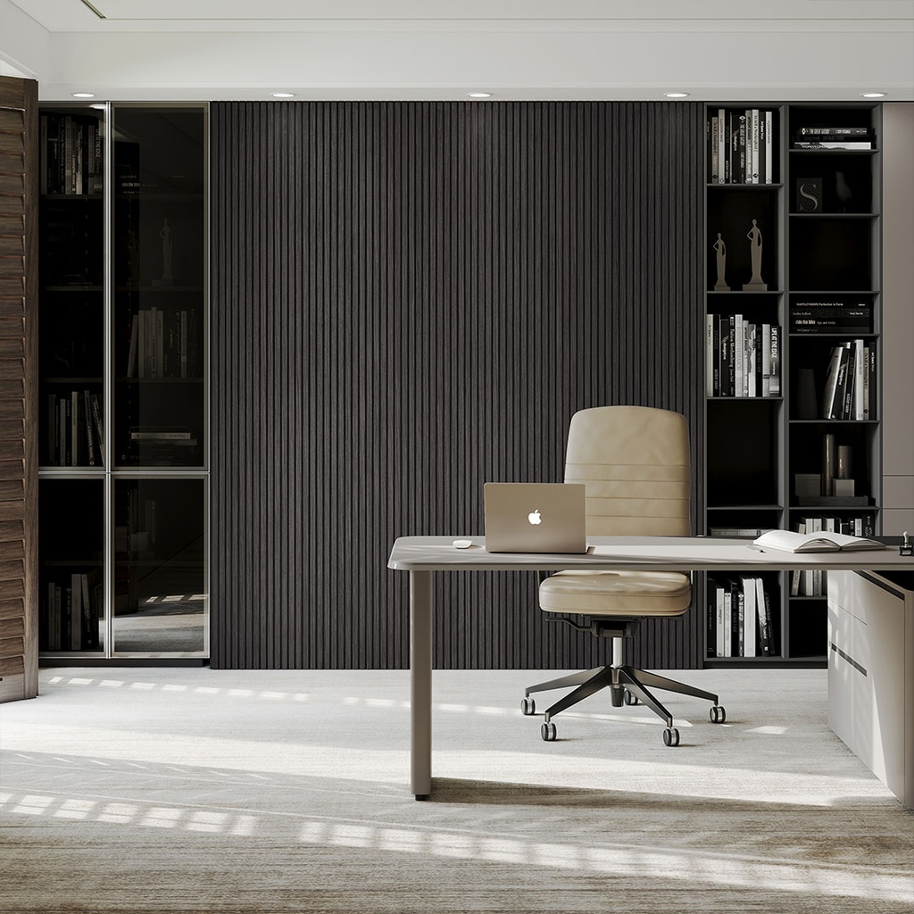 [SL2900BLAOA] GG Wood Veneer Acoustic Panel Black Oak 2900mm x 600mm