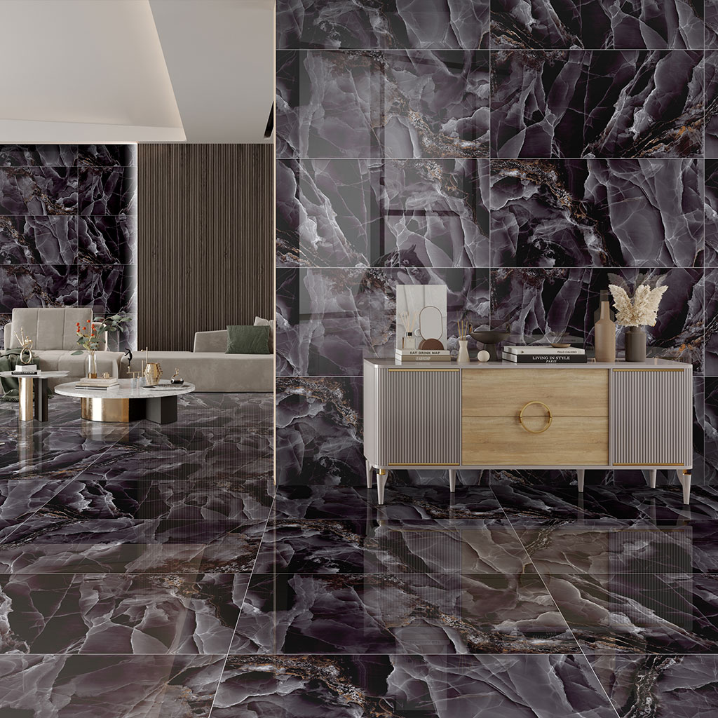 [TILE60120ONBL] GG Indoor Tile Onyx Black 1200mm x 600mm