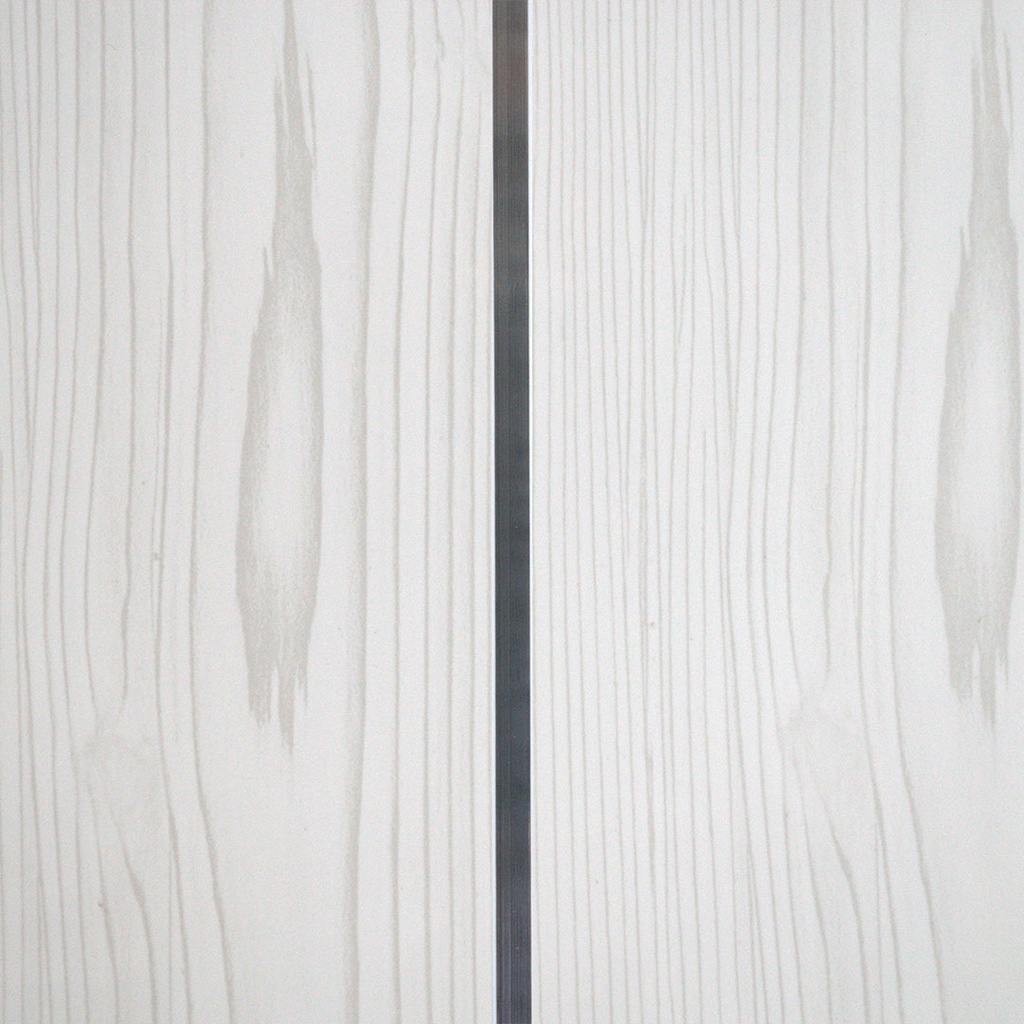 [PVC2700WASS] GG PVC Ceiling Cladding White Ash Wood Silver Strip 2700mm x 250mm