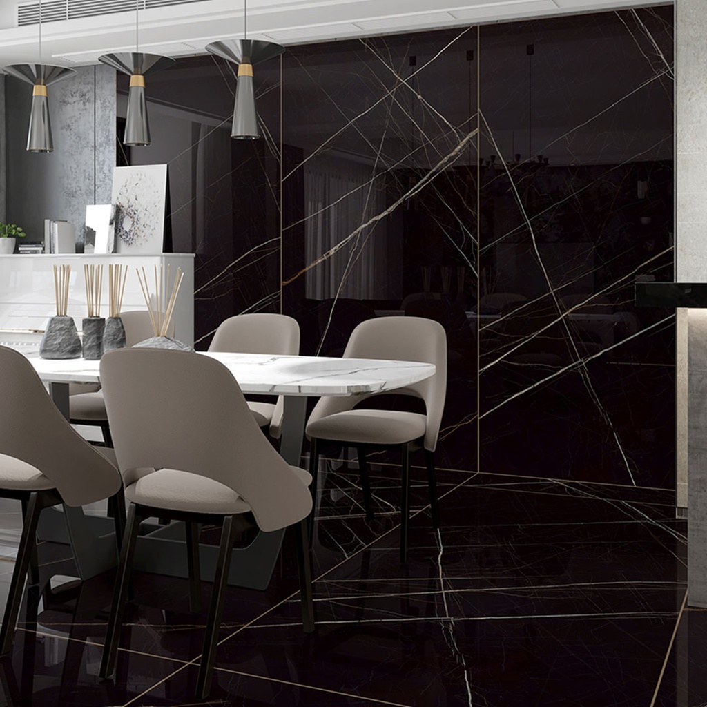 [TILE60120BLLA] GG Indoor Tile Black Laurent 1200mm x 600mm