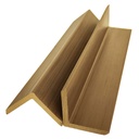 GG Composite Slat Wall Edge Seal Teak 5000mm x 50mm