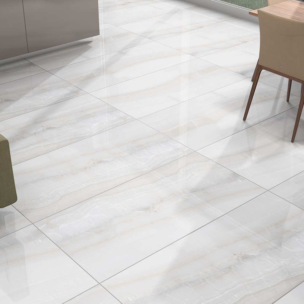 [TILE60120ROOB] GG Indoor Tiles Royal Onyx Bianco 1200mm x 600mm
