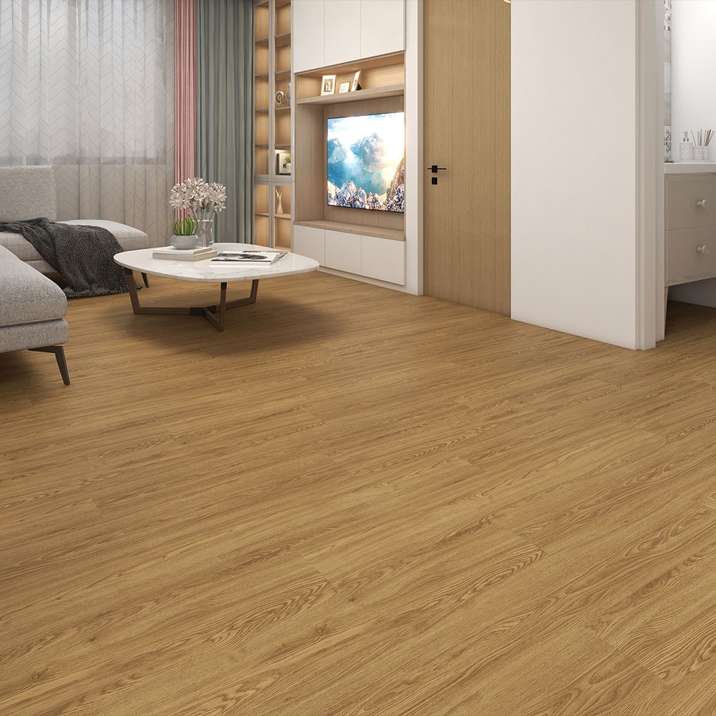 [SPC535AW0029] GG SPC Flooring Wood Embossed Finish English Oak 1220mm x 181mm