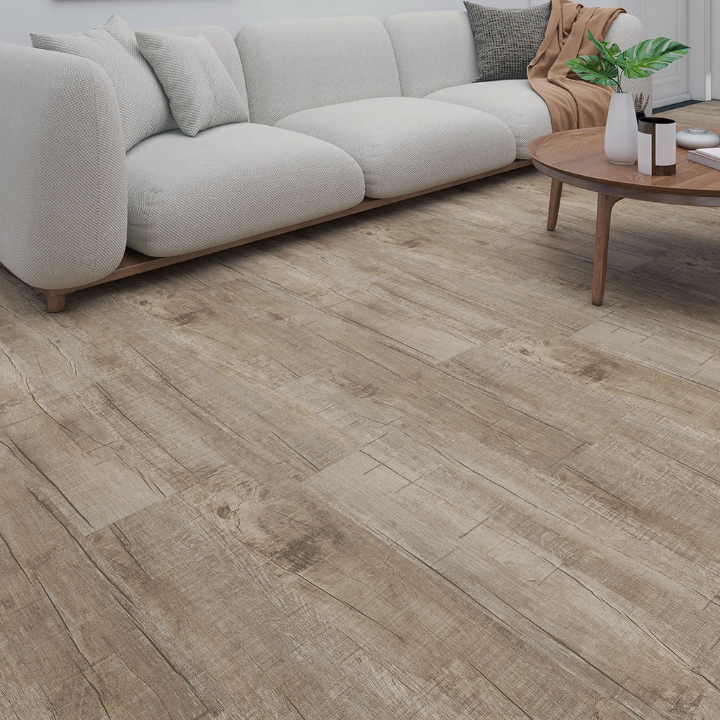 [SPC535AW0027] GG SPC Flooring Wood Embossed Finish Antique Country Oak 1220mm x 181mm