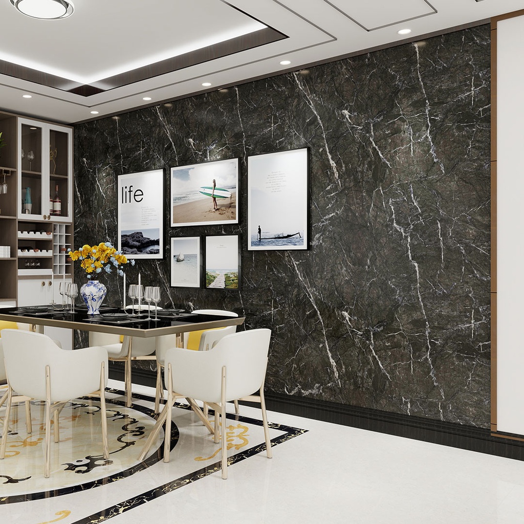 [VEL1000GRMR] GG Vellura Solid Core Wall Panel Graphite Marble 2400mm x 1000mm