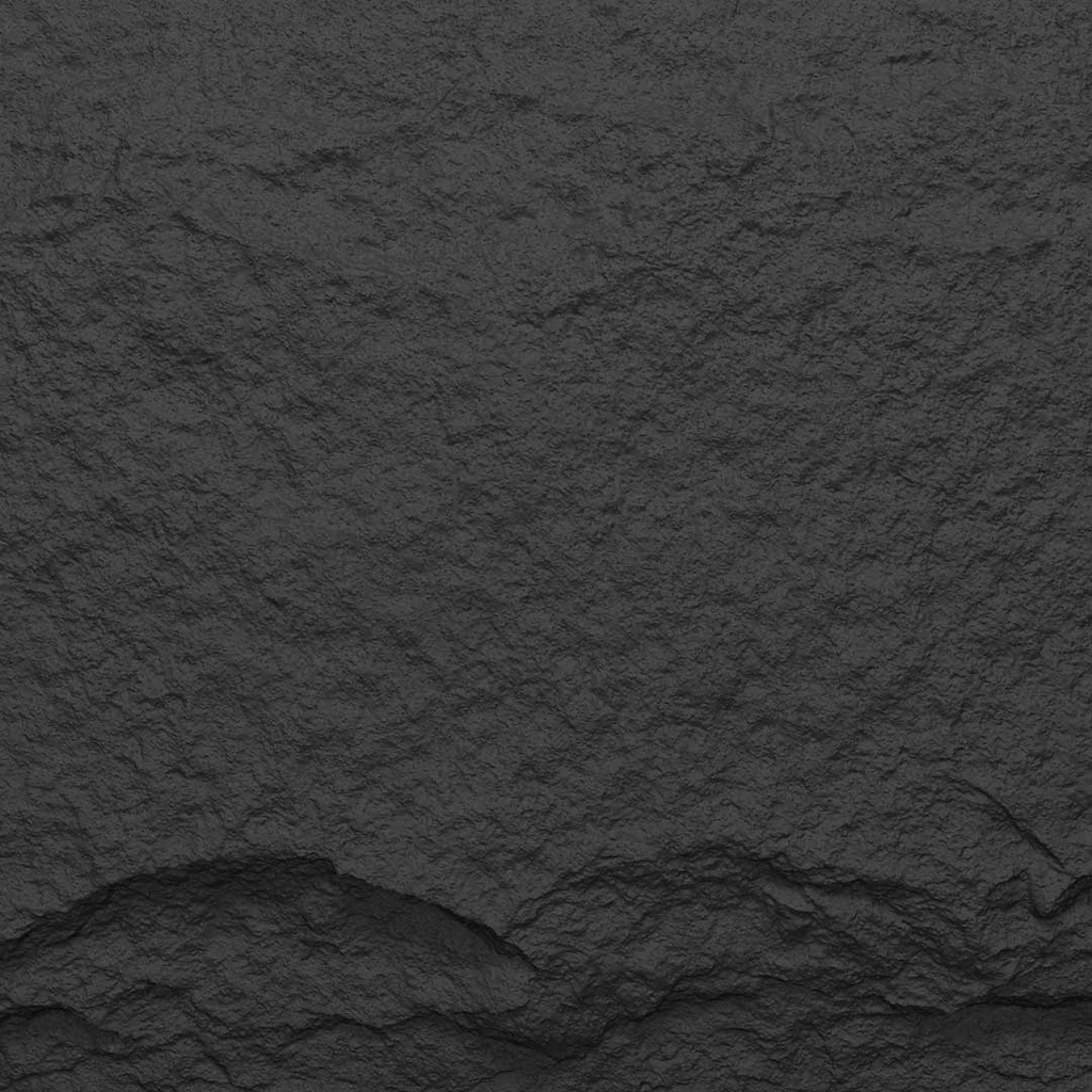 [PUSTMB1200600] GG PU Stone Midnight Black Stone Effect 1200 x 600